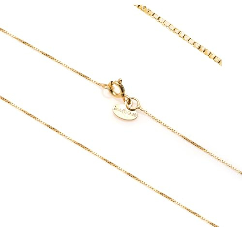 Louis Ciocchetti dal 1887 Catenina Argento Dorata 925 a Maglia Veneziana, Collana Donna Uomo Fine e Resistente, Perfetta per Ciondoli, Artigianato Made in Italy