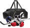 TRAILKICKER Hockeytasche, extra großer Hockey-Rucksack, für alle Hockey- oder Feldhockey-Ausrüstung, zwei Schlägerhalter und separates Stollenfach, Schwarz