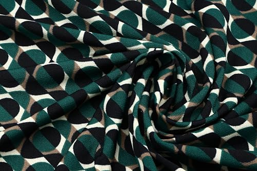 Elegant metervara tyg, 300 x 140 cm: Perfekt för dekoration, kläder, hemtextilier, DIY, lapptäcke, hantverk, kreativa projekt, kläder, bordslöpare, dekorativt tyg och barnmaterial. Färgglatt mönstrat