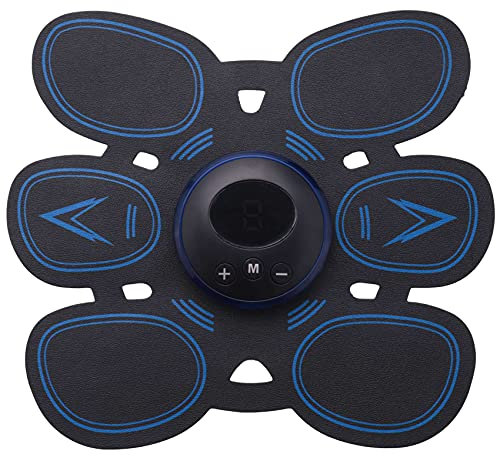 Okeeyseda EMS CinturóN Abdominal ElectroestimulacióN CinturóN Vibratorio ABS Muscular Cadera Entrenador Masaje Gimnasio en Casa Equipo de Fitness