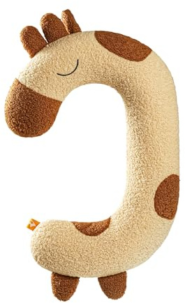 HiPetpy Hundekissen - Waschbares Hundekissen zur Beruhigung für besseren Schlaf, Weiches Nackenkissen für Hunde, Kinder, Erwachsene, Lindert Angst, Geschenk für mittelgroße/große Hunde (Gelb)