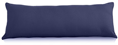 Evolive Ultra Soft Microfiber Body Pillow Cover/Pillowcases 21x54 with Hidden Zipper Closure (Navy)