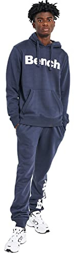 Bench Tuta da uomo in pile essenziale per tutti i giorni, 2 pezzi, felpa con cappuccio, pantaloni da jogging, pantaloni da jogging e maglietta, 4 pezzi, felpa con cappuccio o pantaloncini, t-shirt,