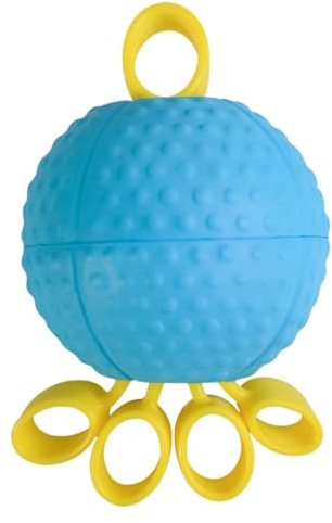 Entrenador de manos para fuerza, pelotas de entrenamiento de manos | Ejercitador de fuerza de agarre de mano estirado | Empuñadura de mano para entrenamiento de fuerza, prensas de manos