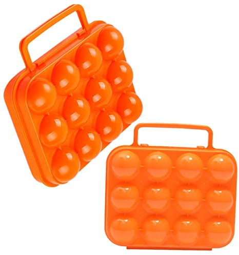 Housoutil 2pièces Boîte à Œufs De Rangement Pour Réfrigérateur Distributeurs Œufs Boîtes De Stockage Pour Camping Et Pique-