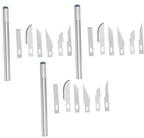 jojofuny 3sets Utensili per Intaglio per Intaglio Utensili per e Taglio Multi-taglierina per Modellismo del Legno Lavori La Carta Scrapbooking Realizzata in Materiale Buona qualità e