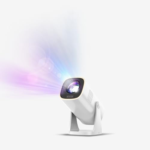 Philips, Neopix 244 - Proiettore Home Theatre, Full HD 1920 x 1080p, 250 lumen, sorgente luminosa LED, modalità specchio, Wi-FI 6, audio stereo 2 x 3 watt, grigio