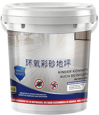 Revestimiento Para Pisos De Concreto: Pintura Epoxi, Resistente Al Desgaste, Autonivelante Antideslizante, Industrial Fuerte, Superficie Protectora | Tratamiento De Revestimiento De Pisos Para L