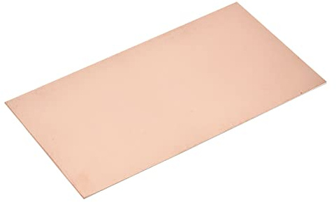 YOKIVE 2pz PCB Rame Rivestito Scheda, FR4 Singolo Lato Vuoto Circuito Schede, Ottimo per Elettronica Hobby, Incisione, Circuito Progetti (300mmx200mmx1.5mm)