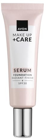 AVON 3-in-1 Foundation aus Serum – 420 g Caramel | feuchtigkeitsspendendes 3-in-1-Make-up für strahlend aussehende Haut | langanhaltendes aufhellendes Make-Up bis zu 72 Stunden | 30 ml