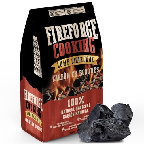 Fireforge Cooking Carbone di legno di alta qualità per grigliare, 100% legno naturale del Paraguay, sostenibile e di lunga durata, per barbecue, affumicatori e cucina all'aperto (8 kg)
