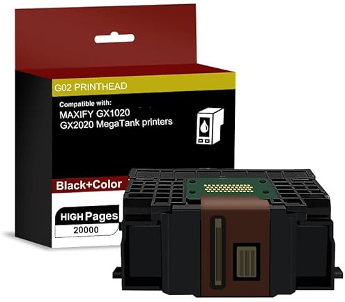 DMAOCO High Capacity PH-20 Print Head Replacement for Canon QY6-0091 PRINTHEAD Printhead Compatible for MAXIFY GX7020 GX6020 GX6021 GX5020 GX5021 GX3020 GX4020 MegaTank Printers