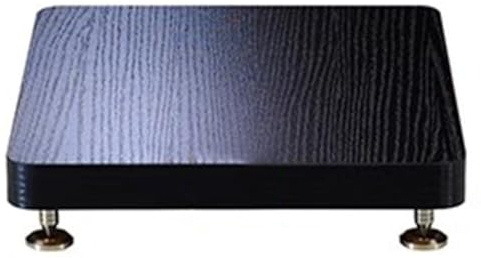 HiFi Rack AV Shelf - 1-Tier Stand for Record Player, Turntable, AV Amp, Sky Box & Printer - Wood Material - Sturdy Device Cabinet for Home Audio Setup