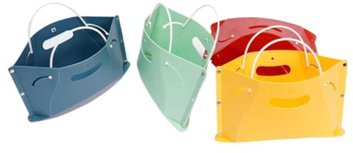 Generisch Taburete Plegable Plegable - Silla de Ruedas | Juego de 4 Asientos compactos para Exteriores, Mini sillas Plegables portátiles, Equipo Impermeable para picnics, Trekking y