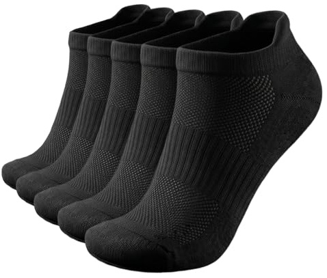 Wamicu Calcetines Tobilleros Hombre - 5 Pares Corto Verano Algodón Transpirable Ideales para Deporte Running - Talla 39-42