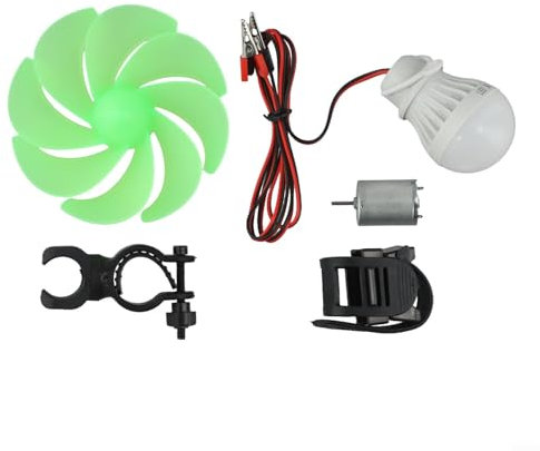 Jonikuper Mini générateur d'éolienne à monter soi-même avec lame de moteur, générateur d'énergie éolienne, système d'énergie alternative, alimentation électrique domestique