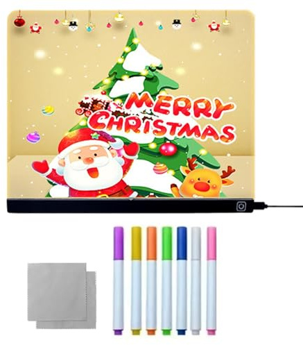 Panneaux Lumineux Pour Écrire Mémo Acrylique Lumineux Apprentissage