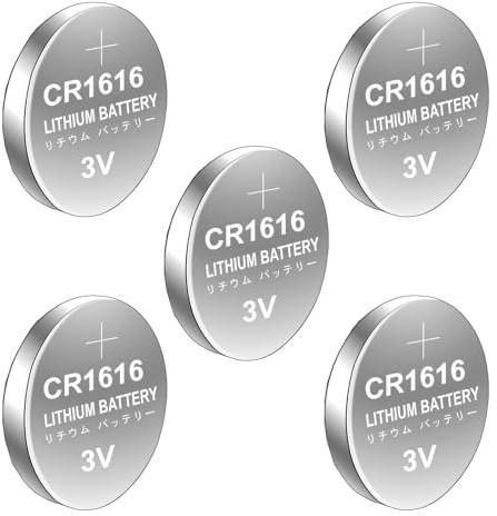 10/5 CR1616 batteria a bottone pile 3 V tensioni 55 mAh alimentatore stabile per orologi elettronici giocattolo a prova perdite
