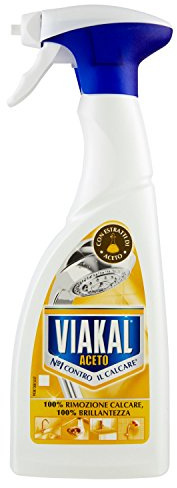Viakal Descaler and Cleaner, Limescale Removal, Shine with Vinegar – 5 x 500ml Bottles [2500 ml]