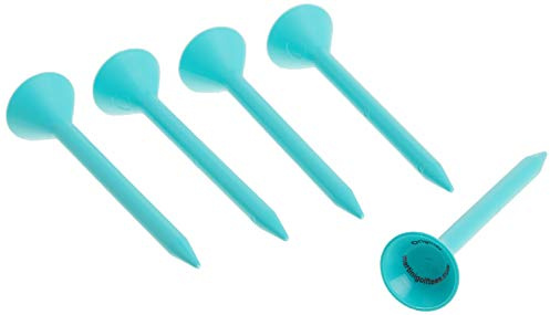MARTINI Golf Tees 3-1/4 Durable Plastic Tees (5 Pack), Aqua