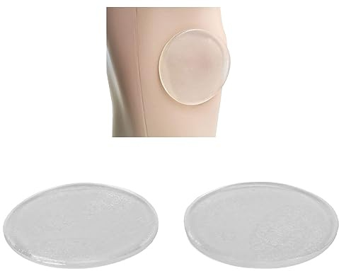 Disques de Gel de Cheville, 2 Pièces Coussinets de Gel de Cheville Imperméables, Petite Attelle de Protection de Cheville, Accessoires de Patins à Roulettes, Coussin et Protection