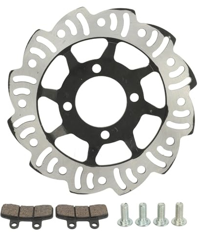 Broms Skivplatta Fram Eller Bak, 190 Mm Broms Skiva Med Hållbultar Bromsbelägg För Moto Cross Från 50 Cc Till 125 Cc, Motorcykel, ATV, Scooter