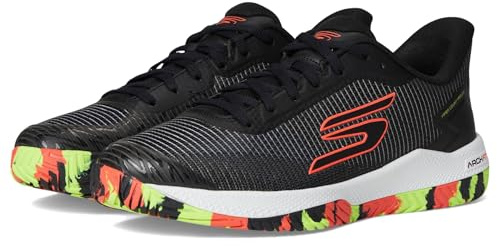 Skechers Women's Viper Court Pro 2.0 | Designed for Pickleball, Arch Fit Insole, Ultra Go Midsole, Goodyear Rubber Outsole, Synthetic and Breathable Mesh Upper