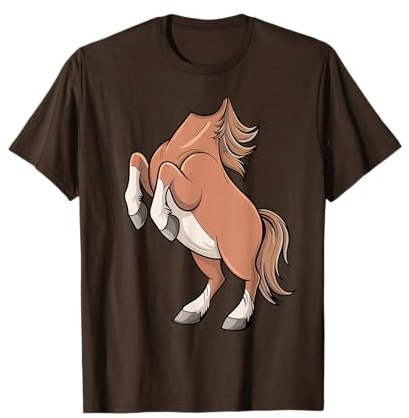 Horse Shirt Adult Kids Men Women Body Horse Costume T-Shirt
