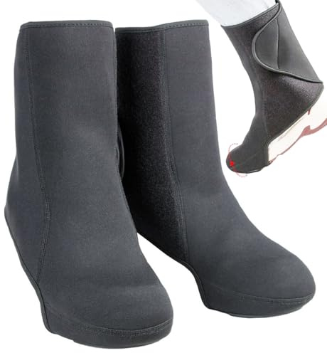 Sghtil Couvre-chaussures imperméables pour le froid, couvre-bottes thermiques pour pluie motocyclistes - d'extérieur pour cyclistes urbains et amateurs de sports d'hiver, vélo de montagne et route