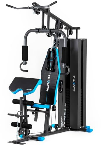THUNDER Estación de Fuerza Multifuncional Home Gym con Polea y Entrenamiento para Desarrollo Muscular (Force)