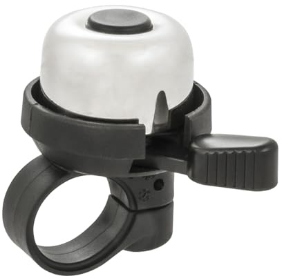 M-Wave Bella Ding Dong Cloche de vélo pour Adulte Argenté