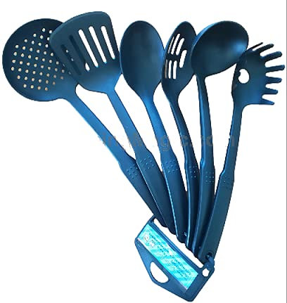 Utensili da Cucina 6 Pezzi Resistenti al Calore Antiaderenti Lavabile in Lavastoviglie per tutte le Superfici