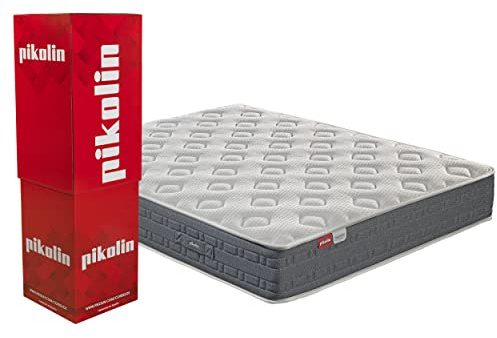 PIKOLIN Colchón Sostenible Muelles Ensacados con Viscofoam 28cm | Confort Alto | Independencia de Lechos | Alta Transpirabilidad | Firmeza Media y Tejido Seaqual | Modelo Galeón | 90x190