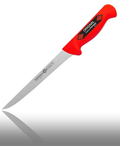 EIKASO Solingen Schlachtermesser, Metzgermesser Butcher Knife Ausbeinmesser (gerade 18 cm)