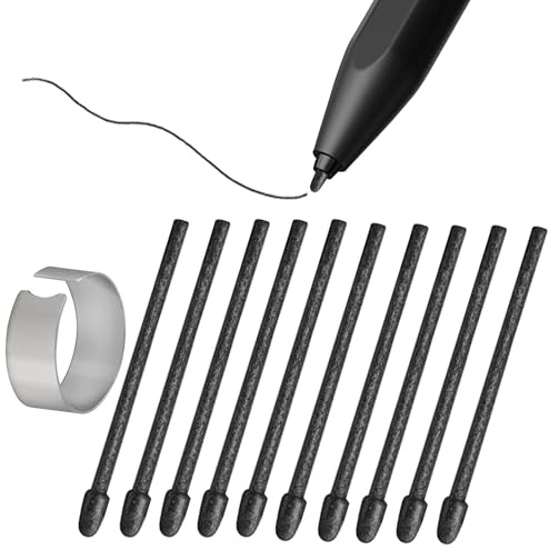 [10 Stück] Ersatzspitzen für Remarkable 1/2/Marker/Marker Plus & Boox Pen2 Pro/Boox Pen Plus/Boox Triangle Pen/BOOX Wacom Stylus, Boox Max/Note/Nova/Go/Tab Ultra&Mini Serie, Felt