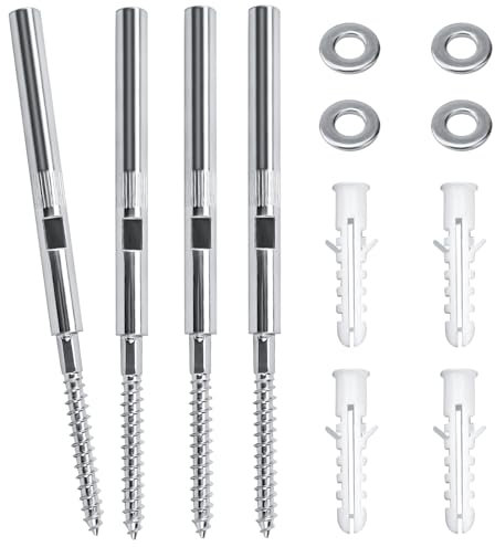 4 Stück Tablarträger 10mm Schwebende Regalhalterung Unsichtbar Regalträger aus Stahl Wandregal Halterung Regalhalterungen Tragfähigkeit 18kg mit Unterlegscheiben und Dübel