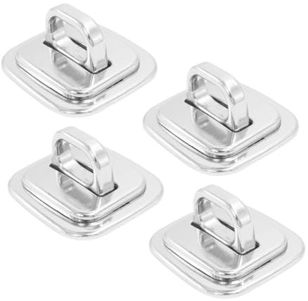 OSOLADY 4pcs Laptop Security Anchor Base Plate for Anti-Theft Cable Locks Compatibility for Laptops Offices Schools and Libraries Easy to Use and