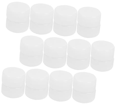 BESPORTBLE 50 Pièces Boîte à Sonnerie Plastique Blanche pour Jouets Bébé, Accessoire Poupée, Développe Coordination Main-œil, Adapté Poussette et Porte-bébé