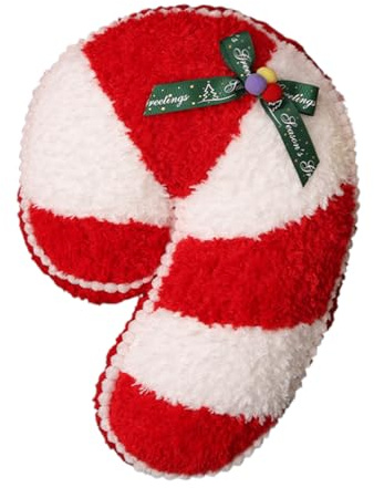 Generico Cuscin di peluche natalizio, decorazione per bambole morbide e coccolose - Giocattoli di peluche natalizi | per la casa Divano Divano letto Camera da letto Soggiorno Camera dei bambini