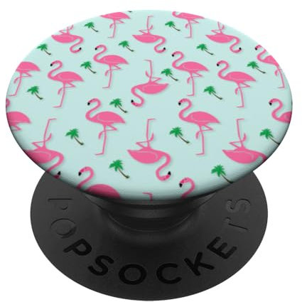 Pink Flamingo Decor Pineapple Souvenir Summer PopSockets PopGrip: Ausziehbarer Sockel und Griff für Handys/Tablets mit Tauschbarem Top PopSockets Klebender PopGrip