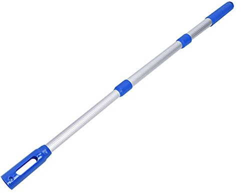 Swimming Pool Cleaning Pole, 3 Section Telescopic Adjustment Rod, Stretched Size to 88cm/34.6 Inch, for Pool Skimming Net Rake Brush