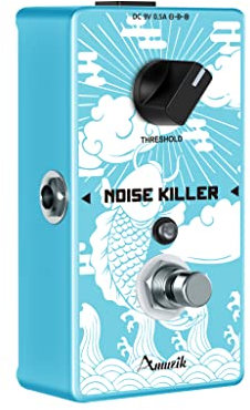 Amuzik Noise Killer Gitarre Effektpedal Noise Gate Noise Suppressor für Elektrische Gitarre und Bass Rockmusikpeda