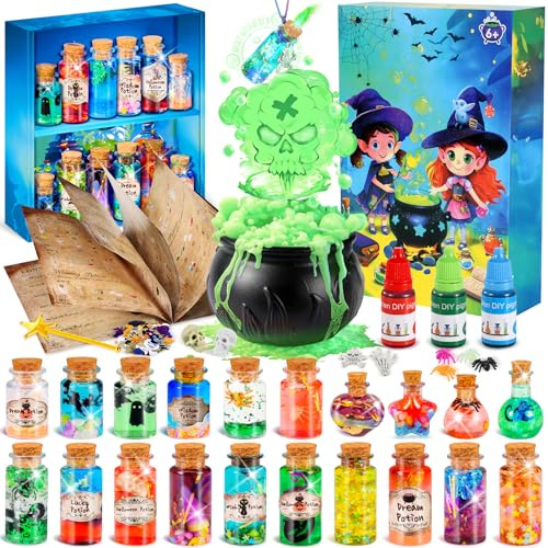 Subtail Potion Making Kit Children - Potions Kits for Kids Girls Toys Age 6 7 8 9 10 - Halloween Crafts Kits for Kids - Creative Magic Mix Kid Craft Kits - Birthday Gifts for 6-10 Year Olds Girls