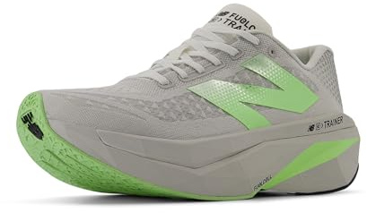 New Balance Men's FuelCell Supercomp Trainer V3 Running Shoe, Grey Matter/Mint Flash/Silver Metallic, 10.5 Wide