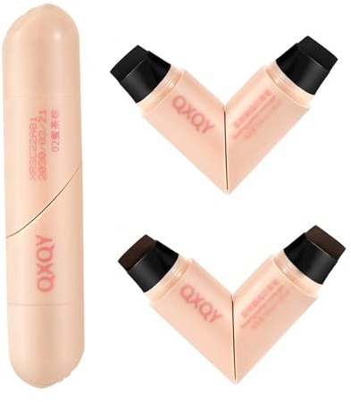 2 Paquets Crayon Eyeliner,Set de Crayons Gel pour les Yeux,Pochoir Pliable pour les Yeux,Tampon pour cils Naturels,Eye Liner Longue Durée,Résistant aux Bavures et à l'eau (Noir+Brun)