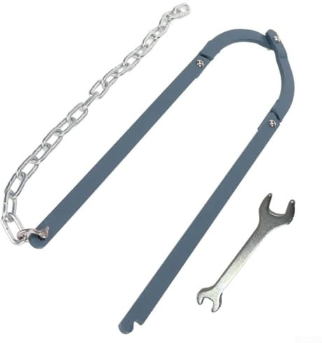 Jotekonoby Outil de tension de fil pour réparation de clôture de jardin, fixation de clôture en fer de 490 mm avec revêtement antirouille, fixateur manuel pour fil de maille, fil barbelé, clôture pour