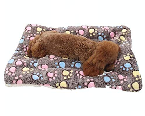 Vejaoo Dog Bed Mattress Multipurpose Machine Washable Puppy Mat Cushions for Small/Medium/Large Dogs and Cat Cages XZ006 (61 * 41 CM, Coffee)
