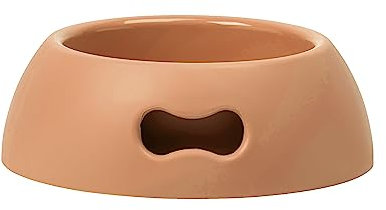 UNITED PETS Pappy Große Hundenapf, Eco- Friendly, Made in Italy, Futternapf, Trinknapf für Hunde, Orange, 2200ml, L