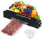 Envasadora al Vacio, 2 en 1 Envasadora al Vacio Domestica Alimentos Embasadoras Vacio Profesional, Maquina al Vacio de Alimentos Automática con 10 Bolsas Selladoras al Vacío (17x25cm)