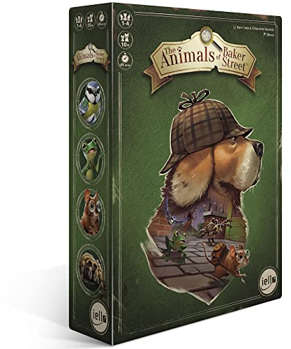 Iello | Animals of Baker Street | Board Game | Ages 10+ | 1 to 4 Players | 45 mins Minutes Playing Time